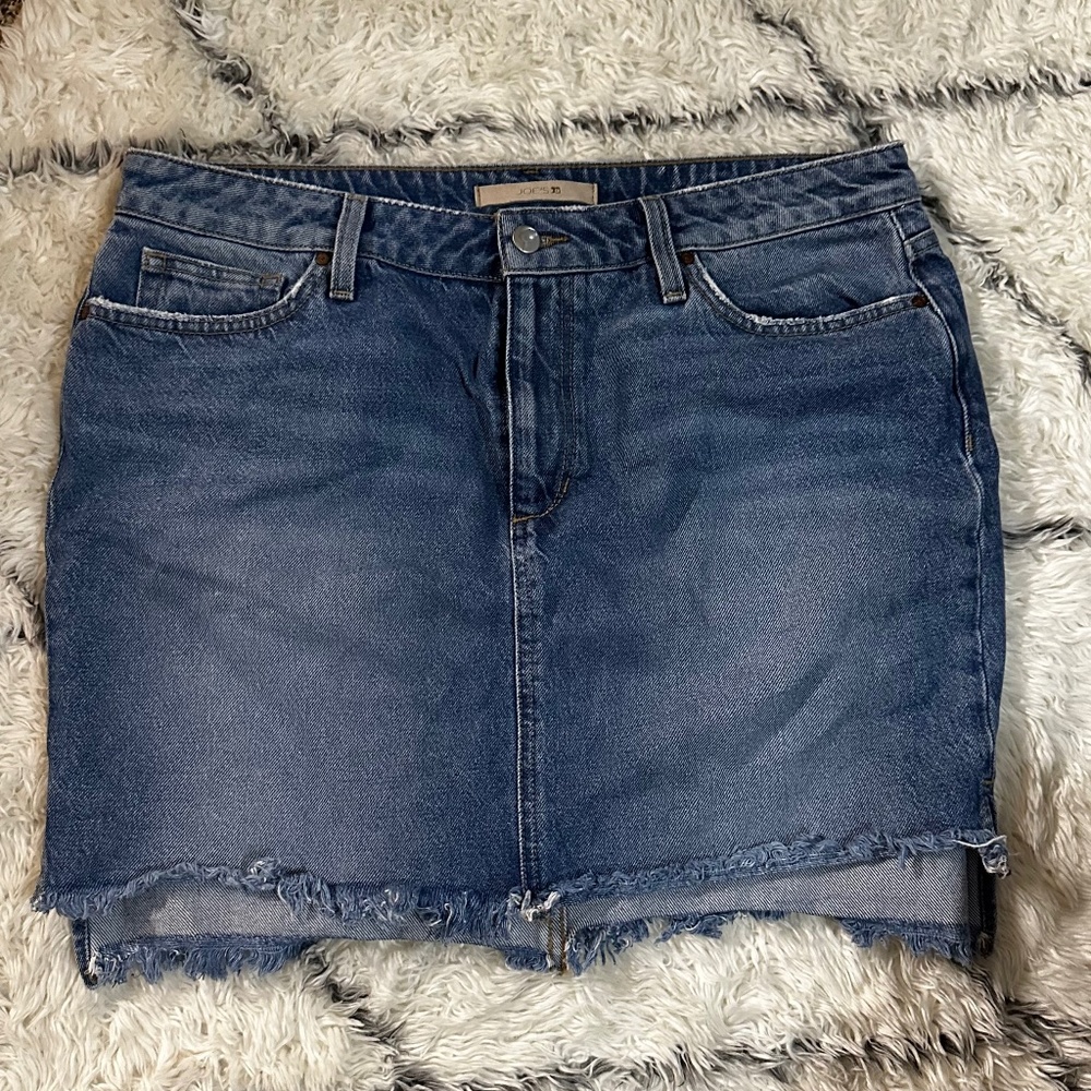 Joe's Jeans Blue Denim Mini Skirt